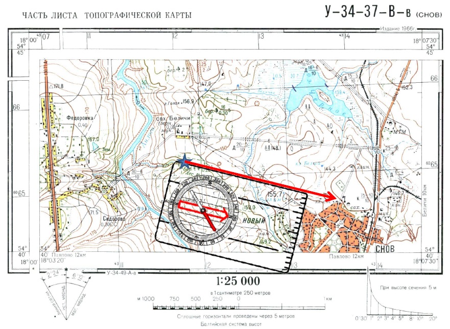 Карта снов топография